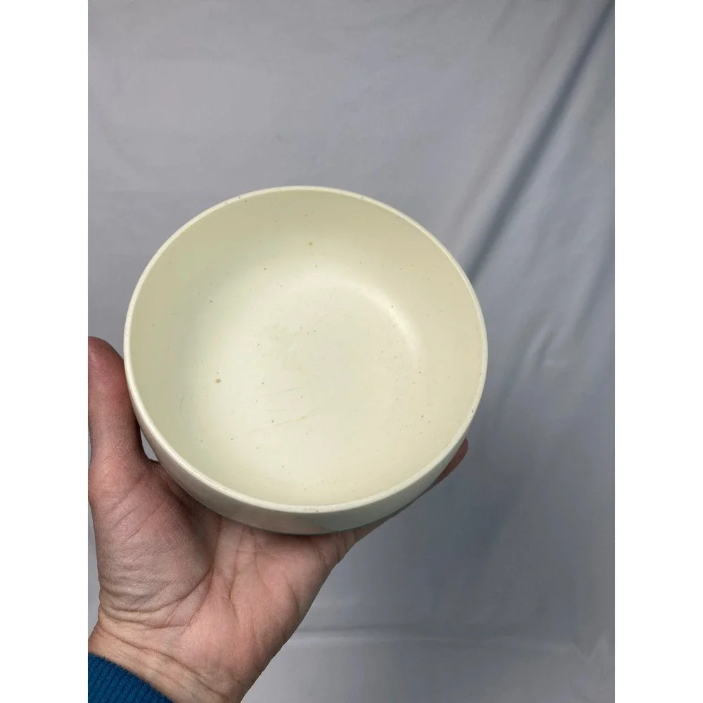 Vintage Vacron Vacuum Bowl Aqua Ivory‎ 5